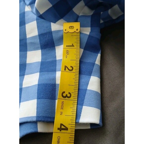 Boden Richmond Blue & White Checkered Shorts 4‎ '' size 8 - Picture 7 of 10